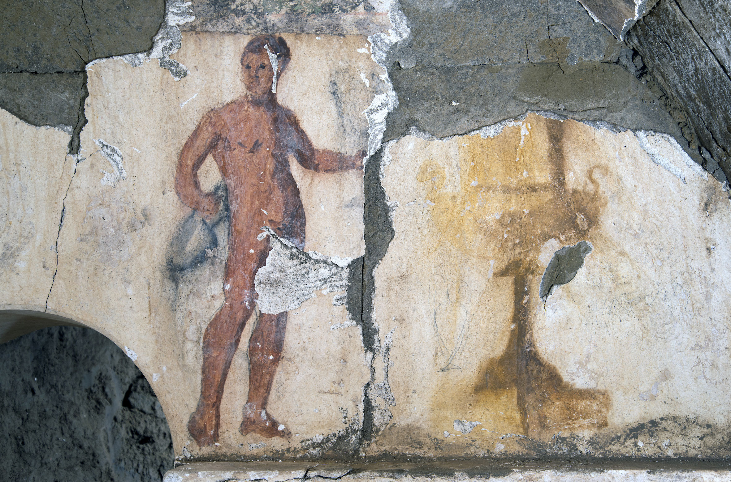 d&eacute;tail de la fresque