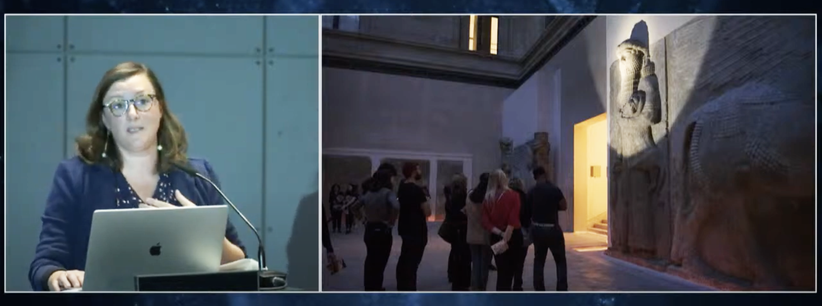 Vue d'oeuvres du mus&eacute;e du Louvre &eacute;clair&eacute;es &agrave; la torche