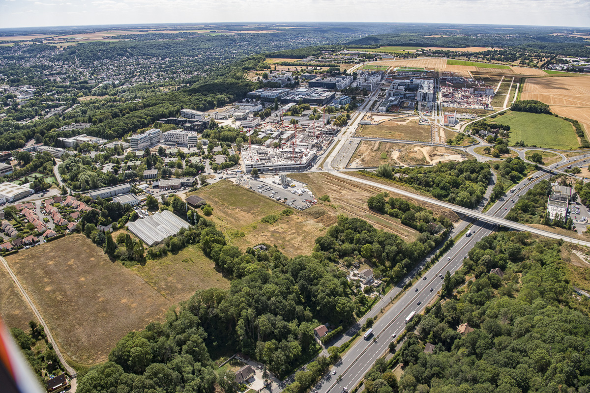 Saclay vue a&eacute;rienne