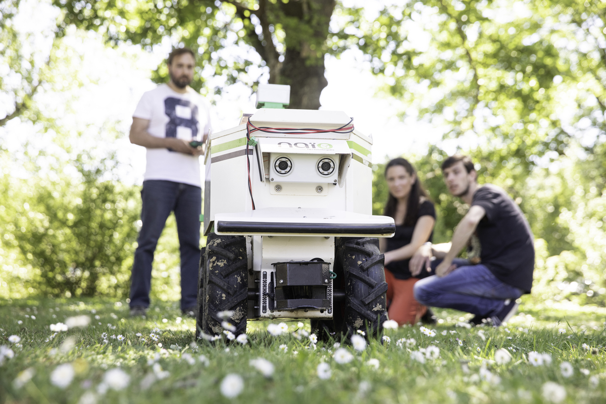 Petit robot dans un pr&eacute;