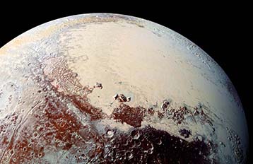 La calotte de glace de &laquo; Sputnik Planum &raquo;
